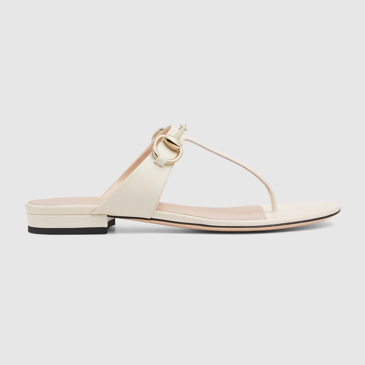Gucci Women’s thong sandal with Horsebit - Image 1